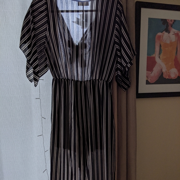 Lavender Fields stripped jumpsuit - Picture 3 of 3